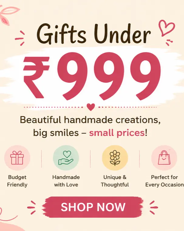 Ashma Creations Banner - Collection: Gifts Under ₹999