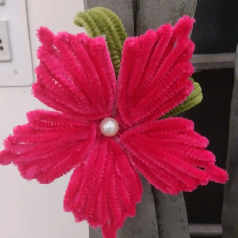 Handmade Flower Curtain Holder – Decorative Floral Curtain Tieback